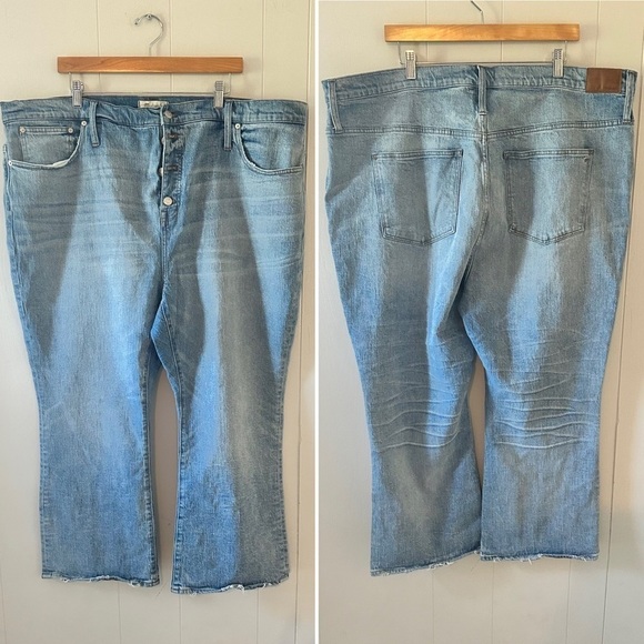 Madewell Cali Demi-Boot Jeans in Dory Wash: Comfort Stretch Edition Plus 37 - Picture 3 of 12